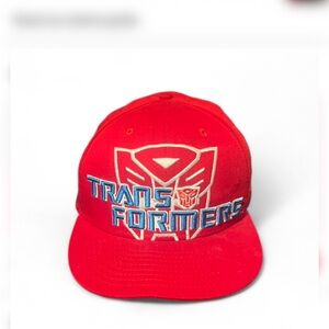 Transformers SnapBack Hat Red OS